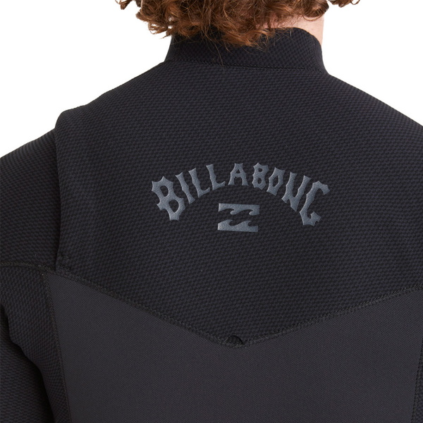 2024 Billabong Männer Revolution 4/3mm Brustreißverschluss Neoprenanzug ABYW100177 - Black